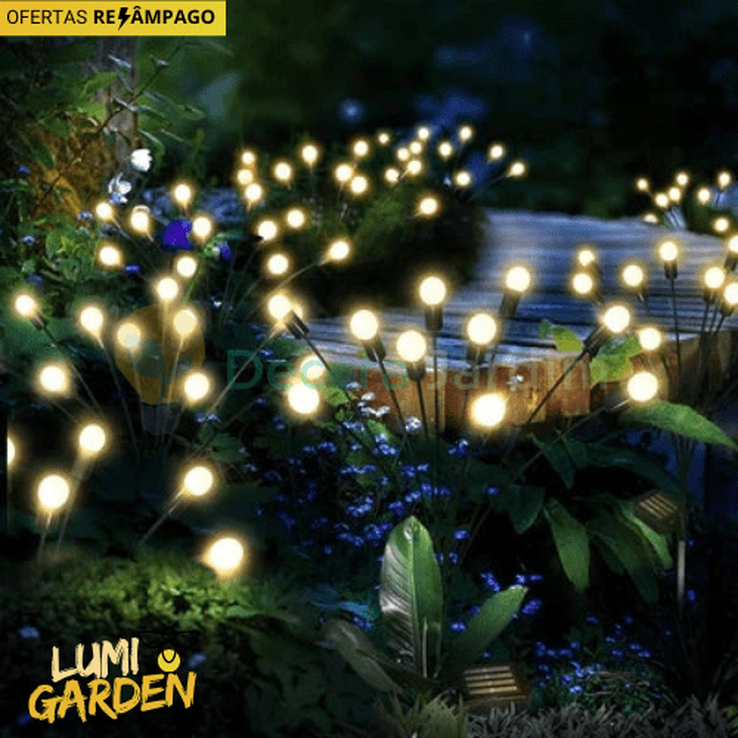 Luz solar LED con efecto luciérnaga - LumiGarden