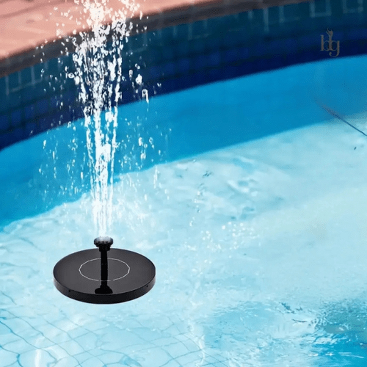 Fuente de agua para pájaros - [Carga solar]