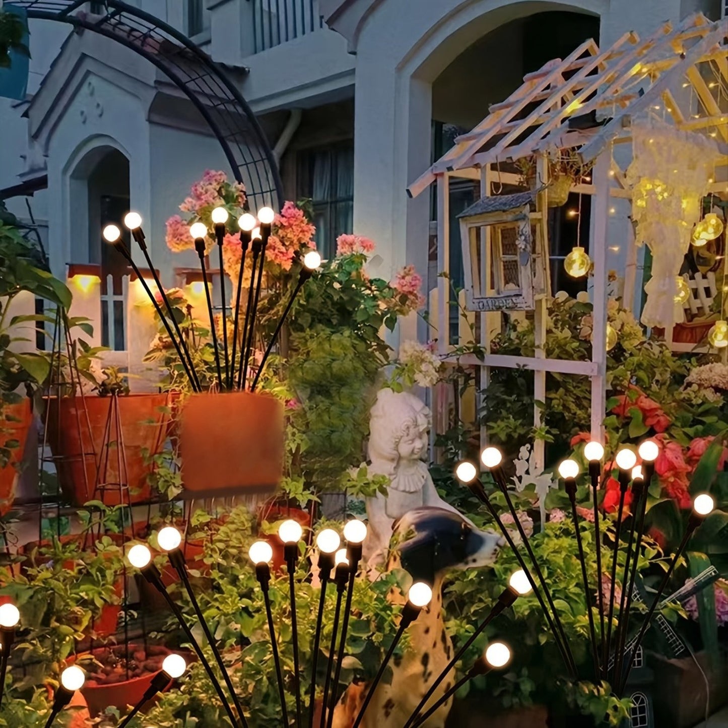 Luz solar LED con efecto luciérnaga - LumiGarden