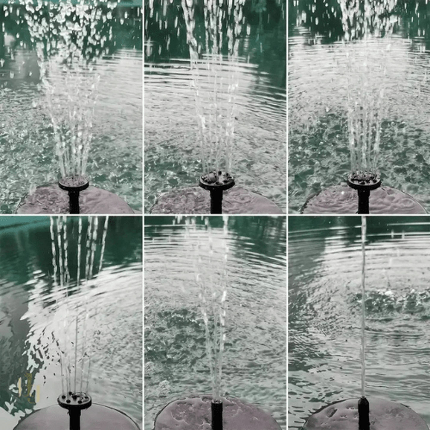 Fuente de agua para pájaros - [Carga solar]
